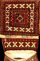 Doppeltasche Afschar, Persien, um 1940, Wolle auf Wolle, ca. 113 x 47 cm, SchÄtzwert: 950.- EURO, EHZ: 2. SammelwÜrdig.