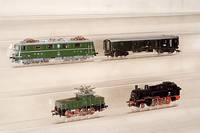 Rangierlok, MÄrklin, 1959, Spur HO, Nr. 3001 , grÜn, intakt, im orig. Karton (Bild li. unten)