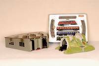Lokschuppen, MÄrklin, 1976, Spur HO, Nr. 7028, 411 B, unbespielter Zustand, im orig. Karton, sammelw.