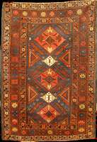 Alpan-Kuba Antik, SÜdrußland Ostkaukasus-Ku ba Gebiet, um 1900 antik, Wolle auf Wolle, ca. 166 x 120 cm, SchÄtzwert: 3900,- EURO, Ehz: 3 . ...