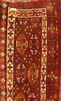 Tekke-Torba, Turkestan, um 1900, Wolle auf Wolle, ca. 85 x 31 cm, SchÄtzwert: 950.- EURO, EHZ: 2. Naturfarben. Sehr guter Zustand