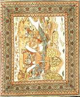 Hereke sign., TÜrkei, ca. 20 Jahre, reine Naturseide, ca. 65 x 48 cm, SchÄtzwert: 2800.- EURO, ca. 1,6 Mio. Kn/qm, EHZ: 2