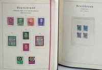 Briefmarkenalbum Bundesrepublik Deutschland 1949-1983, grÖßter Teil ungestempelt, Anfang mit Falz, nach 1954 durchgehend postfrisch mit ...