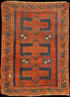 Fachralo Kazak Antik, SÜdrußland Zentralkau kasus Kazak-Gebiet, 19.Jahrundert antik, Wolle auf Wolle, ca. 200 x 150 cm, SchÄtzwert: 5900 ,- ...