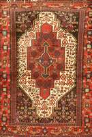 Senneh, Persien, ca. 50 Jahre, Wolle auf Baumwolle, ca. 136 x 107 cm, SchÄtzwert: 650.- EURO, EHZ: 3. Feste KnÜpfqualitÄt.