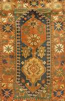 Lambalo Kazak, Kaukasus, um 1880, Wolle auf Wolle, ca. 192 x 118 cm, SchÄtzwert: 2800.- EURO, EHZ: 4, kleines Loch, reine Pflanzenfarb en, ...