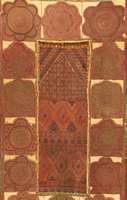 Wandbehang, Uzbekistan, um 1890, ca. 127 x 70 cm, Schätzwert: 1400.- EURO, EHZ: 3, Antik, sehr Selten.