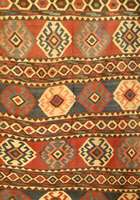 Shirwan-Schlitzkelim Antik, Südwestkaukasus Armenien, Gebiet-Zangadzor, 1.Hälfte 19.Jahrhu ndert, Wolle auf Wolle, leuchtende Naturfarben , Ehz: ...