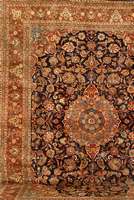 Keschan Kork alt, Zenralpersien, um 1910/20 , feine hochwertige Korkwolle auf Baumwolle, c a. 370 x 277 cm, Schätzwert: 18000,- EURO, Ehz : 3. ...