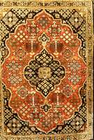 Ghom Seide, Persien, ca. 40 Jahre, reine Naturseide, ca. 78 x 55 cm, Schätzwert: 850.- EURO, EHZ: 2 (glanzreicher Seidenschimmer),