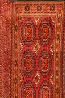 Tschowal, Turkmenistan, um 1900, Wolle auf Wolle, ca. 133 x 80 cm, Schätzwert: 1600.- EURO, EHZ: 3-4, feine Knüpfung, schöne Farbkom position. ...