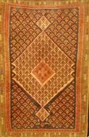 Senneh Kelim alt, Persien, um 1910/20, Wolle auf Wolle, ca. 145 x 101 cm, Schätzwert: 2400.- EURO, EHZ: 2-3 (altersbedingt ausgezeic hneter ...
