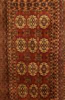 Saryk Antik, Turkmenistan, um 1890, Wolle auf Wolle, ca. 137 x 83 cm, SchÄtzwert: 1100.- EURO, EHZ: 4-5, Selten und SammelwÜrdig, Pflan zenfarben.