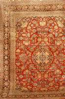 Keschan Kork, Persien, um 1930, Korkwolle a uf Baumwolle, ca. 349 x 268 cm, SchÄtzwert: 6500.- EURO, EHZ: 2-3 (altersbedingt in einen guten ...