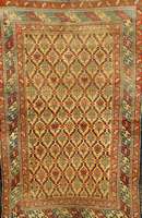 Shirwan, Kaukasus, um 1940, Wolle auf Baumwolle, ca. 143 x 90 cm, SchÄtzwert: 950.- EURO, EHZ: 4, mit sog. Daghestan Muster, dekor ativ.