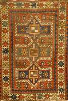 Fachralo Kazak, Kaukasus, um 1890, Wolle auf Wolle, ca. 112 x 79 cm, SchÄtzwert: 3200.- EURO, EHZ: 4. Farblich wie Musterlich gut gelu ngener ...