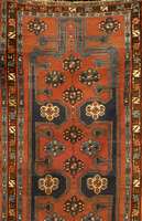 Malayer, Persien, um 1900, Wolle auf Wolle, ca. 400 x 110 cm, SchÄtzwert: 2500.- EURO, EHZ: 4, Antik, schÖne Musterung.