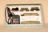 MÄrklin-Starter-Set, Spur HO, 60er Jahre, Nr . 2953, Personenzug, 1 Lok, 2 Blechpersonenwagen, Trafo und div. Schienen, wohl vollstÄndig, l. ...