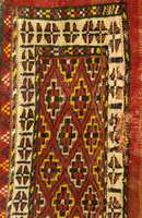 Jomud.-Mafrash, Turkestan, um 1890, Wolle auf Wolle, ca. 71 x 34 cm, Schätzwert: 850.- EURO, EHZ: 5
