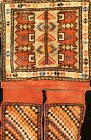Anatol Dpooeltasche, TÜrkei, um 1900, Wolle auf Wolle, ca. 134 x 46 cm, SchÄtzwert:1200.- EURO, EHZ: 3-4. Antik.
