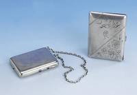Zigarettenetui, Rußland, Moskau 1908-1917, 84er Silber, Innenvergoldung, Meistermarke Schelaputin, Dmitrij Maximowitsch, fein gra- viert und ...
