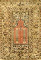 Giordes Antik, Türkei, um 1900, Wolle auf Wolle, ca. 191 x 134 cm, Schätzwert: 2500.- EURO, EHZ: 3, schön hierbei die Pastellfarbend en Täne, ...