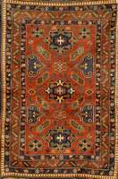 Schirwan, Kaukasus, um 1920, Wolle auf Wolle, ca. 150 x 104 cm, Schätzwert: 2200.- EURO, EHZ: 3, schöner Kaukase in feiner Wollqu alit?t, Kuba ...