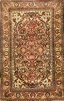 Esfahan fein Antik, Zentralpersien, um 1900 , feine Korkwolle, ca. 220 x 145 cm, SchÄtzwer t: 7900.- EURO, EHZ: 2 (altersbedingt in einen ...