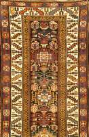 Schirwan, Persien, um 1900, Wolle auf Wolle, ca. 380 x 95 cm, Schätzwert: 8500.- EURO, EHZ: 3, schöner Kazak in seltener grösse, sammelwürdig.