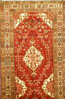 Azerbadjan alt, ca. 50 Jahre, Wolle auf Baumwolle, ca. 333 x 138 cm, SchÄtzwert: 1650.- EURO, EHZ: 2. Seltenes Motiv in schÖner ...