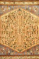 Abadeh alt, Persien, um 1950, Wolle auf Baumwolle, ca. 150 x 128 cm, SchÄtzwert: 1300.- EURO, EHZ: 2, guter Zustand