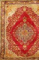 TÄbriz alt, Persien, ca. 50 Jahre, Wolle auf Baumwolle, ca. 338 x 251 cm, SchÄtzwert: 1900.- EURO, EHZ: 3-4, seltenes Maß. SchÖn bei diesen ...