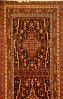 Zakini fein alt, Afghanistan, ca. 50 Jahre, Wolle auf Wolle, ca. 368 x 87 cm, Schätzwert: 1900.- EURO, EHZ: 2, sehr guter Zustand.