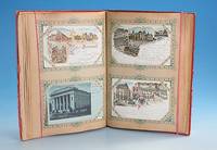 86 Ansichtskarten und Grußkarten "Gruss aus der Ferne", deutsch/Österreich vor 1898, darunter: MÜnchen, Norditalen, Colberg, ...