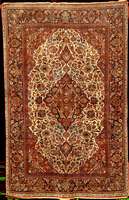 Keschan Kork Alt, Zentralpersien, um 1910 a lt, Korkwolle, ca. 200 x 133 cm, Schätzwert: 7900.- EURO, EHZ: 2 (altersbedingt in einen se hr guten ...