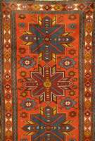 Shirwan, Armenien, um 1940, Wolle auf Wolle, ca. 198 x 120 cm, Schätzwert: 1800.- EURO, EHZ: 2-3, gute robuste Knüpfung.