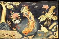 Pou Tou fein Antik, China, um 1900, Wolle auf Baumwolle, ca. 187 x 118 cm, SchÄtzwert: 7900.- EURO, EHZ: 2-3 (altersbedingt in einen sehr guten ...