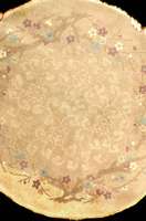 Peking Antik, China, um 1900, Wolle auf Baumwolle, Durchmesser: 90 cm, SchÄtzwert: 1400.- EURO, EHZ: 2-3, gesamt guter Zustand. S elten in runder ...