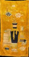 Pou Tou Antik, China, um 1900, Wolle auf Baumwolle, ca. 128 x 69 cm, SchÄtzwert: 2600.- EURO, EHZ: 2-3 (altersbedingt in einen sehr gu ten ...