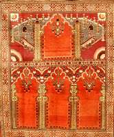Sinkiang alt, Ost Turkestan, um 1920, Wolle auf Baumwolle, ca. 213 x 180 cm, SchÄtzwert: 4400.- EURO, TÜrkische auftragsarbeit, EHZ: 2-3, guter ...