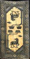 Pou Tou Antik, China, um 1900, Wolle auf Baumwolle, ca. 118 x 68 cm, SchÄtzwert: 2200.- EURO, EHZ: 2 (altersbedingt sehr guter Erhaltu ...