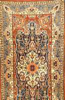 Sinkiang alt, Ost Turkestan, um 1910/20, Wolle auf Baumwolle, ca. 185 x 94 cm, SchÄtzwert: 2800.- EURO, EHZ: 2, guter Zustand , seltenes Motiv, ...