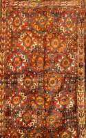Seltener Khorassan Kurde Antik, Ost Persien , um 1900, Wolle auf Wolle, ca. 280 x 164 cm, Schätzwert: 7900.- EURO, EHZ: 2 (altersbedingt in einen ...