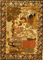 Täbriz alt (Bildteppich), Persien, um 1920, Wolle auf Baumwolle, ca. 75 x 56 cm, Schätzwert: 1250.- EURO, EHZ: 3, gut als Wandt eppich geeignet, ...