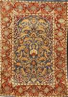 Hereke sign. alt, Türkei, um 1930, reine Naturseide, ca. 103 x 75 cm, Schätzwert: 3500.- EURO, EHZ: 3 (gesamt guter Erhaltungszu stand), feine ...