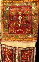 Doppel Satteltasche alt, Türkei, um 1920, Wolle auf Wolle, ca. 103 x 46 cm, Schätzwert: 650.- EURO, EHZ: 2, sehr guter zustand.