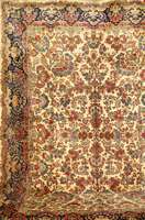Kerman lawar alt, (Us Re-Import) SÜdpersien, um 1930/40, Wolle auf Baumwolle, ca. 374 x 267 cm, SchÄtzwert: 4900.- EURO, EHZ: 3, Gesamt guter ...