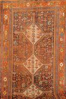 Shiraz Antik, Persien, um 1900, Wolle auf Wolle, ca. 280 x 160 cm, SchÄtzwert: 2500.- EURO, EHZ: 4-5, seltenes ausgefallenes Format, Selten und ...