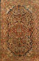 Djosan alt, Persien, um 1930, Wolle auf Baumwolle, ca. 201 x 133 cm, SchÄtzwert: 1900.- EURO, EHZ: 4-5, selten.