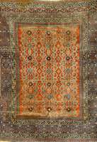 Konagend Antik, Kaukasus, um 1910, Wolle auf Wolle, ca. 138 x 118 cm, Schätzwert: 3600. - EURO, EHZ: 3 (altersbedingt in einen guten E ...
